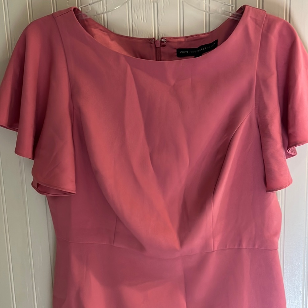 White House Black Market Flutter Sleeve dress in Garden Bloom size 8P